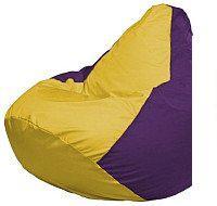 Кресло-мешок Flagman Груша Мини L Г0.1-247 (желтый/фиолетовый)