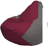 Кресло-мешок Flagman Груша Супер Мега 4XL Г5.1-303 (бордовый/серый)