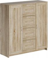 Тумба Mio Tesoro Сириус 2 двери и 4 яшика 117x123 2.02.03.350.3 (дуб сонома)