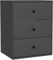 Тумба Mio Tesoro Мини 3 ящика 2.07.03.060.2 (черный)