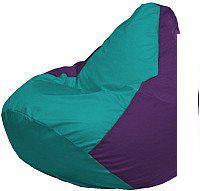 Кресло-мешок Flagman Груша Супер Мега 4XL Г5.1-285 (бирюзовый/фиолетовый)