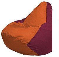 Кресло-мешок Flagman Груша Мини L Г0.1-222 (оранжевый/бордовый)