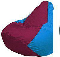 Кресло-мешок Flagman Груша Мини L Г0.1-310 (бордовый/голубой)