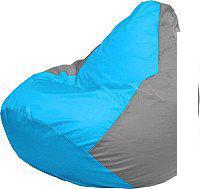 Кресло-мешок Flagman Груша Мини L Г0.1-274 (голубой/серый)