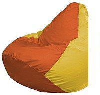 Кресло-мешок Flagman Груша Мини L Г0.1-219 (оранжевый/желтый)