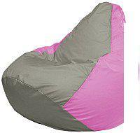 Кресло-мешок Flagman Груша Мини L Г0.1-333 (серый/розовый)
