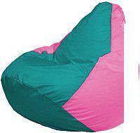 Кресло-мешок Flagman Груша Супер Мега 4XL Г5.1-295 (бирюзовый/розовый)