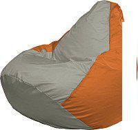 Кресло-мешок Flagman Груша Супер Мега 4XL Г5.1-342 (серый/оранжевый)