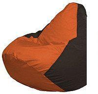 Кресло-мешок Flagman Груша Мини L Г0.1-218 (оранжевый/коричневый)