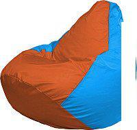 Кресло-мешок Flagman Груша Супер Мега 4XL Г5.1-220 (оранжевый/голубой)