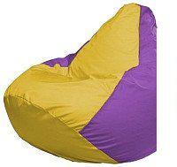 Кресло-мешок Flagman Груша Мини L Г0.1-253 (желтый/сиреневый)