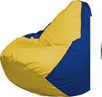 Кресло-мешок Flagman Груша Супер Мега 4XL Г5.1-254 (жёлтый/синий)