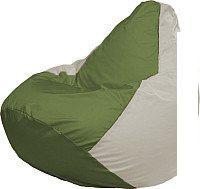 Кресло-мешок Flagman Груша Супер Мега 4XL Г5.1-231 (оливковый/белый)
