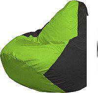 Кресло-мешок Flagman Груша Супер Мега 4XL Г5.1-153 (салатовый/черный)