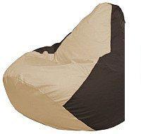Кресло-мешок Flagman Груша Мини L Г0.1-146 (светло-бежевый/коричневый)