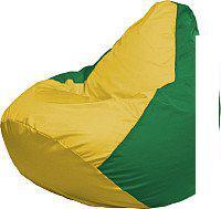 Кресло-мешок Flagman Груша Супер Мега 4XL Г5.1-262 (желтый/зеленый)