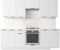 Готовая кухня Mio Tesoro Корнелия Ода-плюс 2.4 (белый/мрамор итальянский)