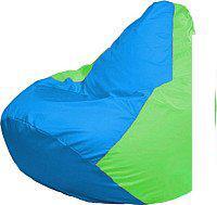 Кресло-мешок Flagman Груша Мини L Г0.1-276 (голубой/салатовый)