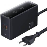 Сетевое зарядное Baseus Digital GaN Intelligent Desktop 3C+U+DC 240W P10163901113-00 (черный)