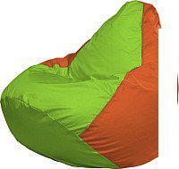 Кресло-мешок Flagman Груша Супер Мега 4XL Г5.1-163 (салатовый/оранжевый)