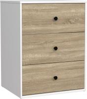 Тумба Mio Tesoro Мини 3 ящика 2.07.03.060.11 (белый/сонома)