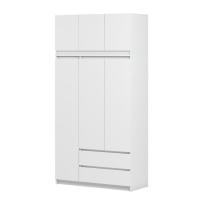 Шкаф распашной Soma ШК-3 120-235 (белый)