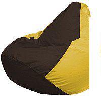 Кресло-мешок Flagman Груша Мини L Г0.1-320 (коричневый/желтый)