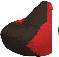 Кресло-мешок Flagman Груша Мини L Г0.1-322 (коричневый/красный)