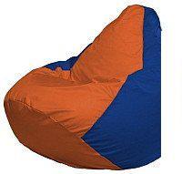 Кресло-мешок Flagman Груша Мини L Г0.1-213 (оранжевый/синий)