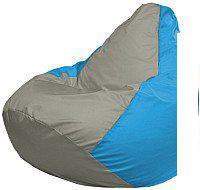 Кресло-мешок Flagman Груша Мини L Г0.1-337 (серый/голубой)