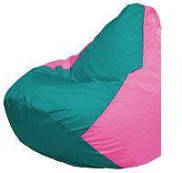 Кресло-мешок Flagman Груша Мини L Г0.1-295 (бирюзовый/розовый)