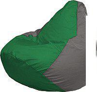 Кресло-мешок Flagman Груша Супер Мега 4XL Г5.1-239 (зелёный/серый)