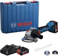 Угловая шлифмашина Bosch GWS 18V-8 Professional 06019N9020 (с 2-мя АКБ, кейс)