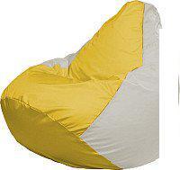 Кресло-мешок Flagman Груша Супер Мега 4XL Г5.1-266 (желтый/белый)