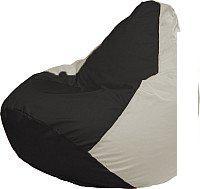 Кресло-мешок Flagman Груша Супер Мега 4XL Г5.1-392 (черный/белый)