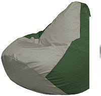 Кресло-мешок Flagman Груша Мини L Г0.1-339 (серый/зеленый)