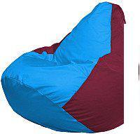 Кресло-мешок Flagman Груша Супер Мега 4XL Г5.1-281 (голубой/бордовый)