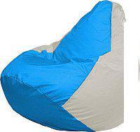 Кресло-мешок Flagman Груша Супер Мега 4XL Г5.1-282 (голубой/белый)