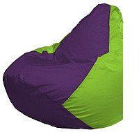 Кресло-мешок Flagman Груша Мини L Г0.1-31 (фиолетовый/салатовый)