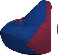 Кресло-мешок Flagman Груша Медиум XL Г1.1-123 (синий/бордовый)