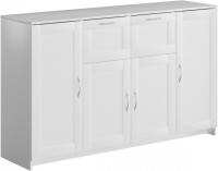 Тумба Mio Tesoro Сириус 4 двери и 2 ящика 156x95 2.02.03.300.1 (белый)