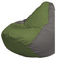 Кресло-мешок Flagman Груша Мини L Г0.1-224 (оливковый/серый)