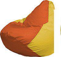 Кресло-мешок Flagman Груша Супер Мега 4XL Г5.1-219 (оранжевый/жёлтый)