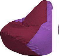 Кресло-мешок Flagman Груша Медиум XL Г1.1-302 (бордовый/сиреневый)