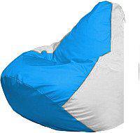 Кресло-мешок Flagman Груша Мини L Г0.1-282 (голубой/белый)