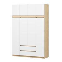 Шкаф распашной Soma ШК-4 160-235 (дуб сонома/белый)