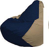 Кресло-мешок Flagman Груша Супер Мега 4XL Г5.1-39 (тёмно-синий/тёмно-бежевый)