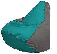 Кресло-мешок Flagman Груша Мини L Г0.1-292 (бирюзовый/серый)