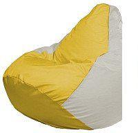 Кресло-мешок Flagman Груша Мини L Г0.1-266 (желтый/белый)