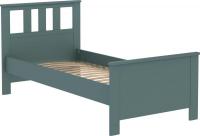 Кровать Mio Tesoro Сага 90x200 2.08.04.050.6 (темно-бирюзовый)